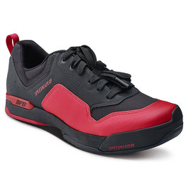 Specialized 2FO Cliplite Lace Mountain Shoe - Red / Black -