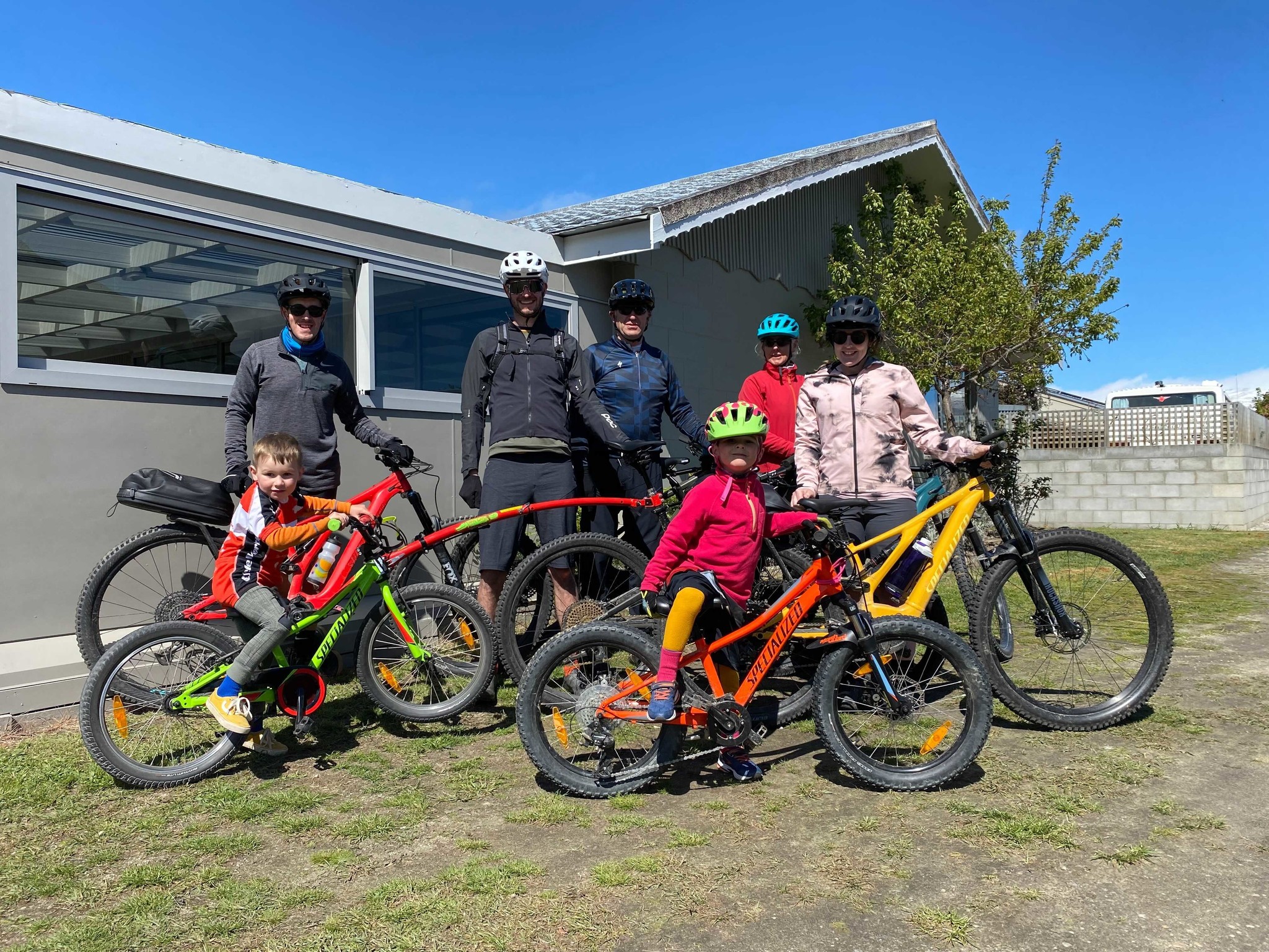 Matt's Biking Adventure with the Whānau