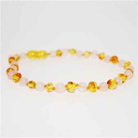 the amber monkey teething necklace