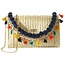 Tickled Pink Emma Straw Crossbody