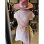 Anna-Kaci Striped Pink Dress