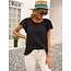 Anna-Kaci Tied Bow Open Back Summer Blouse