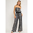 365 Boutique Inc Printed Jumpsuit Strapless