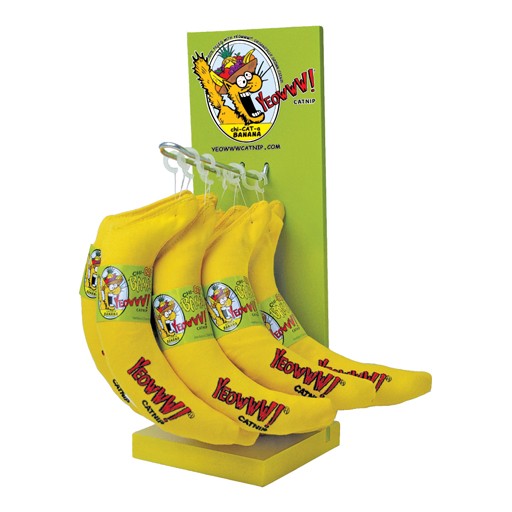 Yeowww Banana Catnip Toy (1pc)