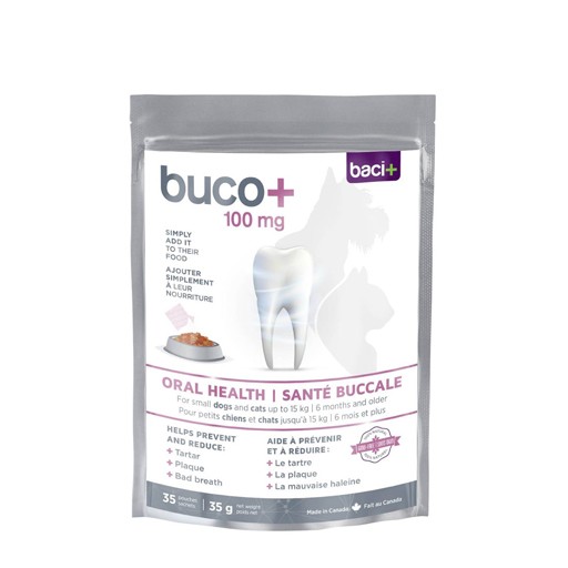 Baci+ Buco+ Oral Health for Small Dog and Cats 100mg