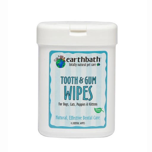 Earthbath Earthbath Tooth & Gum Wipes 25ct
