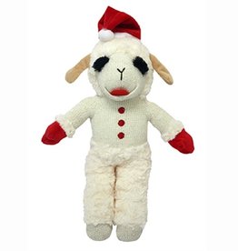 MultiPet MultiPet Holiday Standing Lamb Chop w/Santa Hat 8”