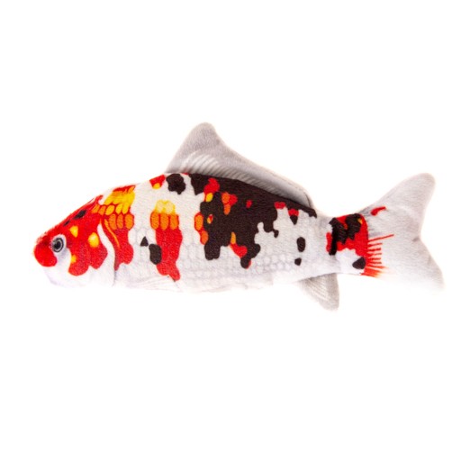 Natural Cat Toy Natural Cat Toy Silver Vine Plush Japanese Koi Cuddle Fish Toy
