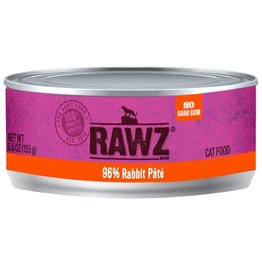 Rawz Cat Can 96% Rabbit 5.5oz