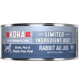 Koha Cat Can 96% Rabbit Au Jus 5.5oz
