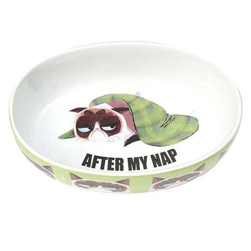 Petrageous Petrageous Grumpy After my Nap Green 7” Bowl 2 cups