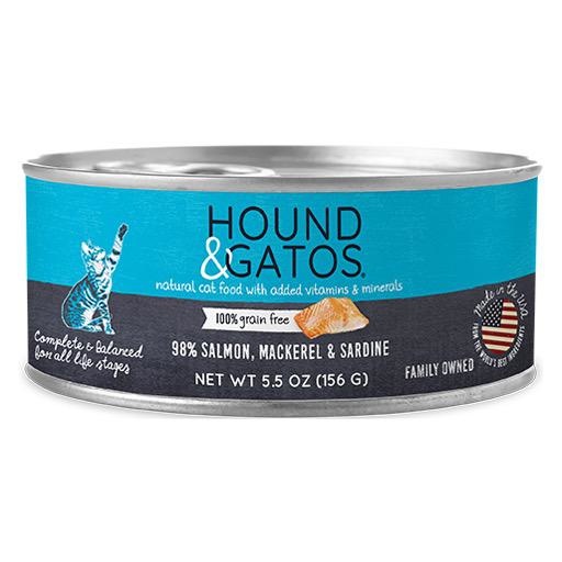 Hound & Gatos Hound & Gatos Cat Can Salmon 5.5oz