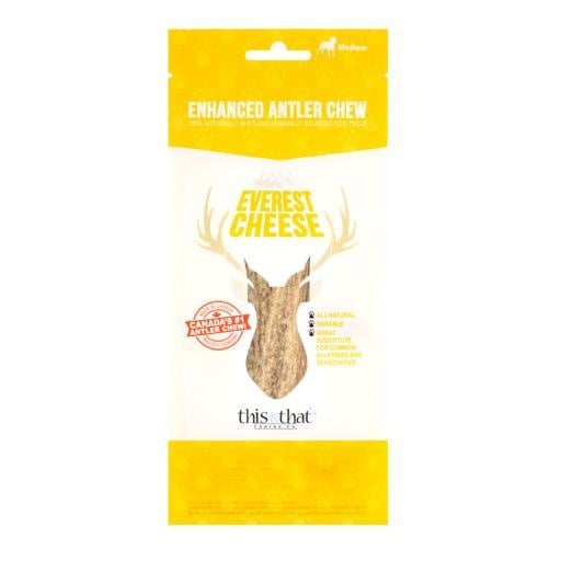 This & That Enhanced Antler Chews Everest Cheese Small