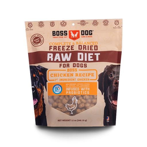 Boss Dog Boss Dog Freeze Dried Complete Diet Chicken 12oz