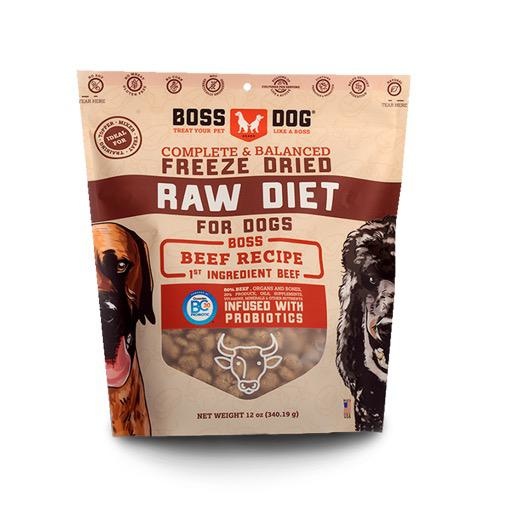 Boss Dog Boss Dog Freeze Dried Complete Diet Beef 12oz