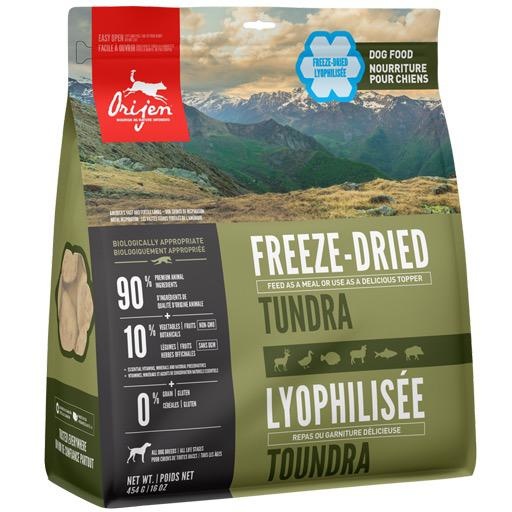 Orijen Orijen Freeze Dried Dog Food Tundra 16oz