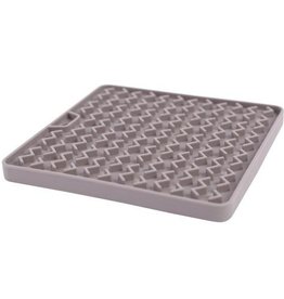 Messy Mutts Messy Cats Silicone Interactive Licking Mat Grey