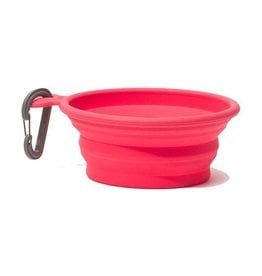 Messy Mutts Messy Mutts Silicone Collapsible Bowl Watermelon Medium