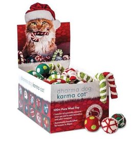 Dharma Dog Karma Cat Dharma Dog Karma Cat Christmas Jingle Balls & Candy Canes