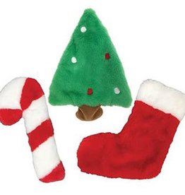 Fou Fou Dog Fou Fou Dog Fuzzy Stuffless Holiday Crinkle Toy Stocking
