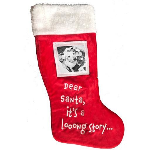 Huxley & Kent Huxley & Kent Photo Stocking “Dear Santa, It’s a Long Story…”