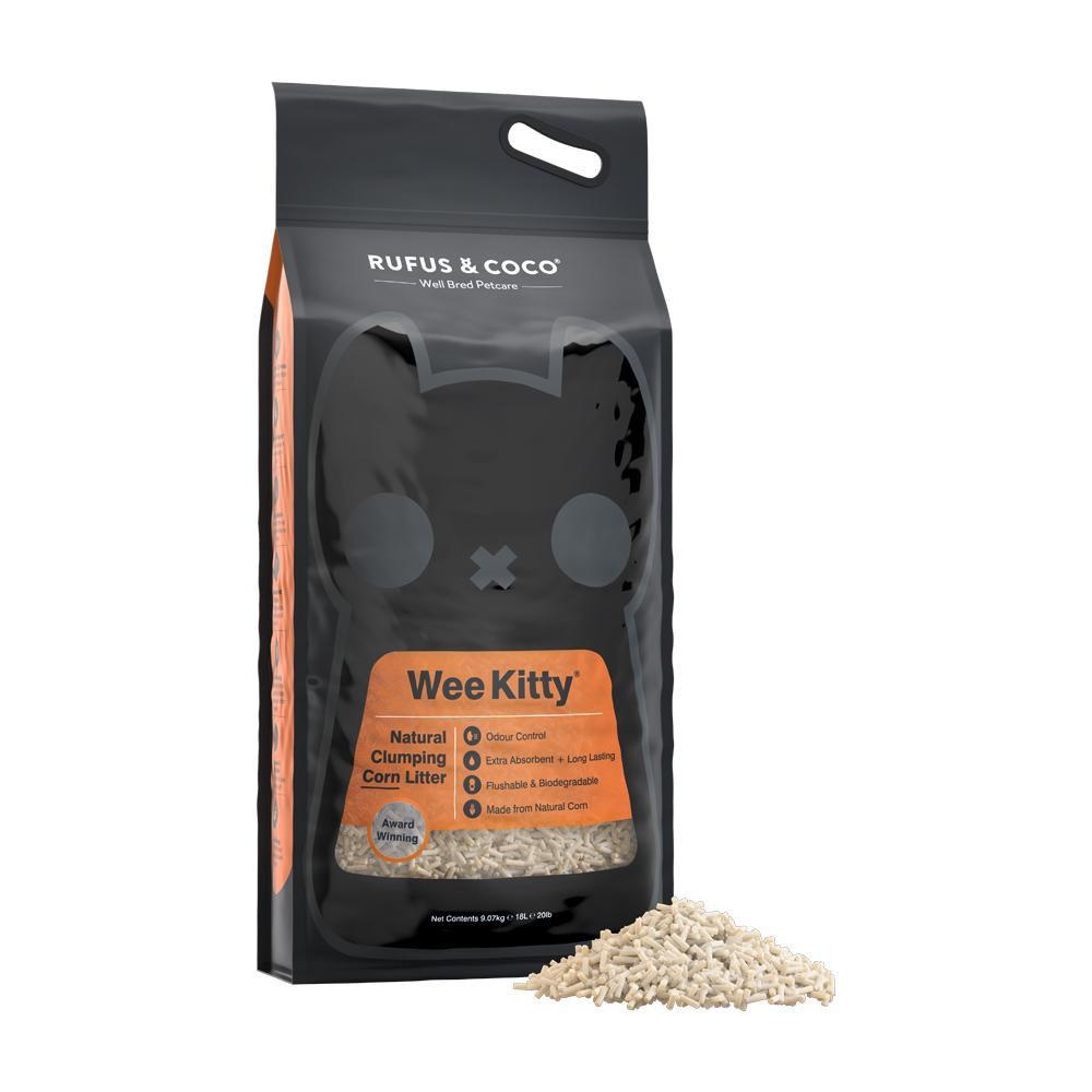 Rufus & Coco Rufus & Coco Wee Kitty Clumping Corn Litter 9kg