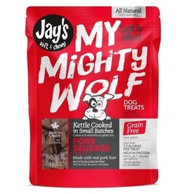 Waggers Jay’s My Mighty Wolf Dog Treats Pork 150g