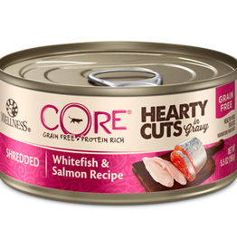 Wellness Wellness Cat CORE Hearty Cuts Shredded Whitefish & Salmon 5.5oz
