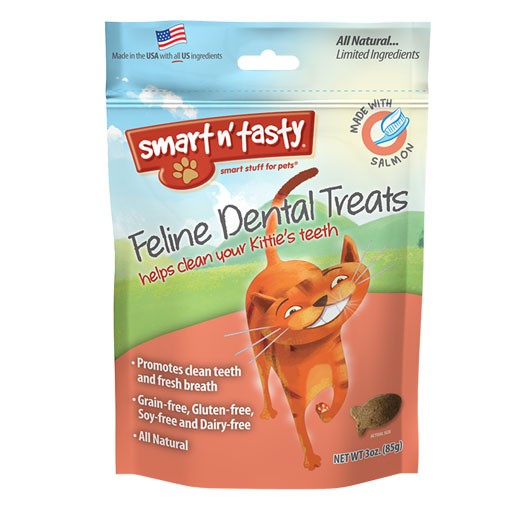 Emerald Pet Products Smart n' Tasty Feline Dental Treat Salmon 3oz