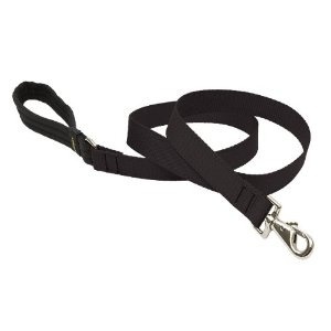 Lupine Pet Leash 1/2 x 6ft Black