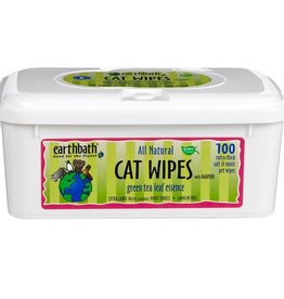 Earthbath Earthbath Green Tea Grooming Wipes for Cats 100 count