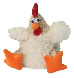 Go Dog Go Dog Chew Guard Checkered Fat White Rooster Large