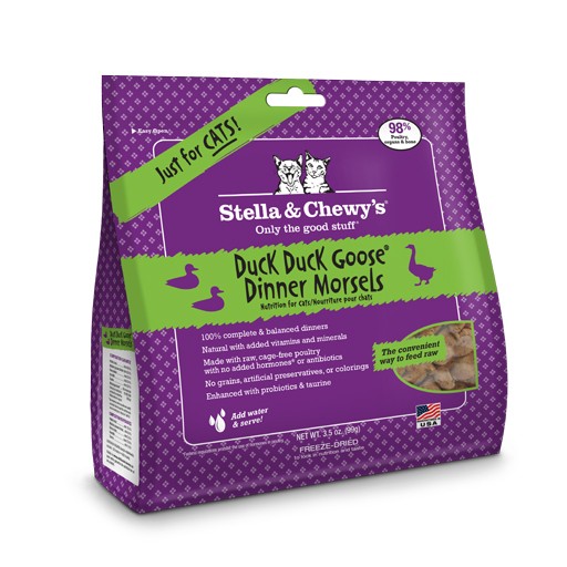 Stella & Chewy's Stella & Chewy's Freeze Dried Cat Duck, Duck, Goose Dinner 3.5oz