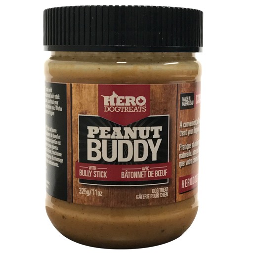 Hero Dog Treat Hero Dog Treats Peanut Buddy Peanut Butter with Bully Stick 365g