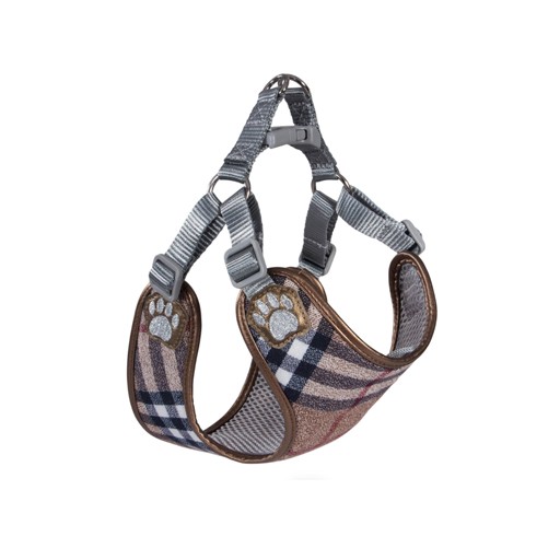 Pretty Paw Designer Harness Scotland Taupe