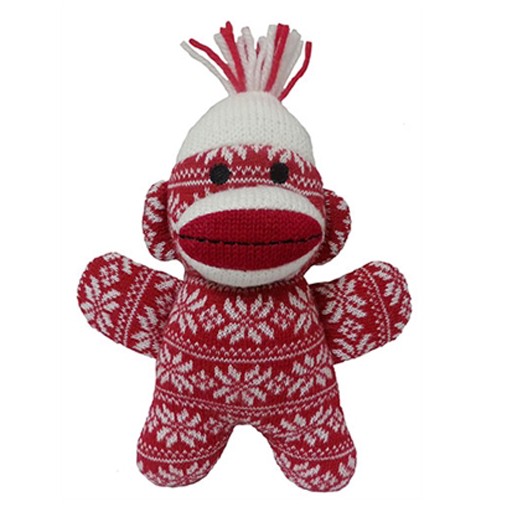 Huxley & Kent Huxley & Kent Holiday Sock Monkey Red Crystal