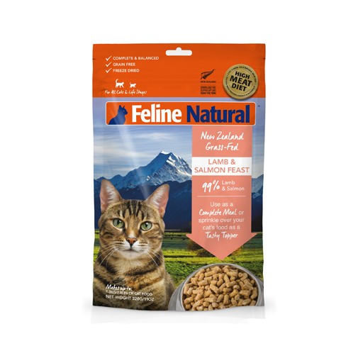 K9 Natural K9 Feline Natural Freeze Dried Lamb & Salmon 320g