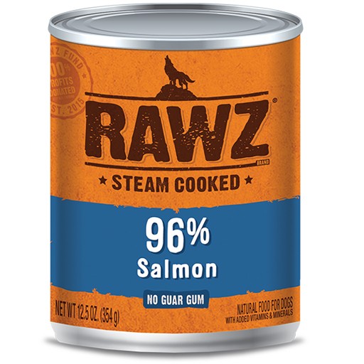 Rawz Dog Can 96% Salmon 12oz