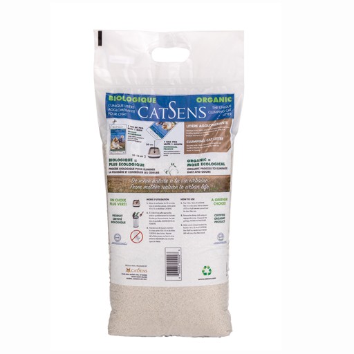 CatSens Organic Clumping Cat Litter 12kg