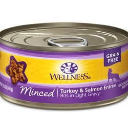 Wellness Wellness Cat Can Turkey & Salmon Dinner Minced 5.5oz