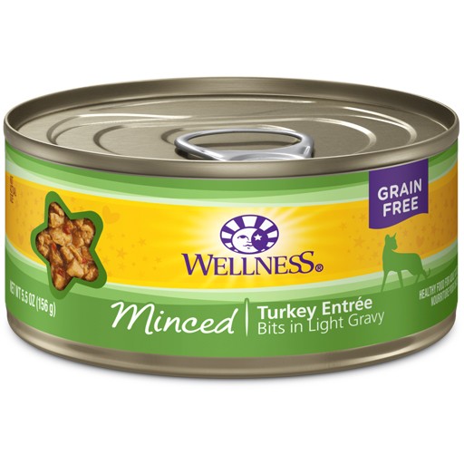 Wellness Wellness Cat Can Turkey Entree Minced 5.5oz