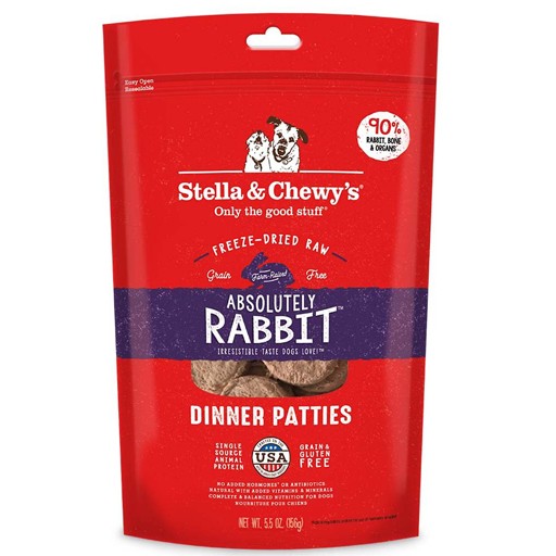 Stella & Chewy's Stella & Chewy's Exotic Freeze Dried Absolutely Rabbit Dinner 14oz