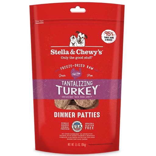 Stella & Chewy's Stella & Chewy's Freeze Dried Tantalizing Turkey Dinner 5.5oz