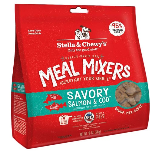 Stella & Chewy's Stella & Chewy's Freeze Dried Meal Mixers Salmon & Cod 8oz