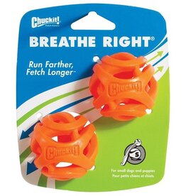 Chuckit! Breath Right Fetch Ball Small 2pk
