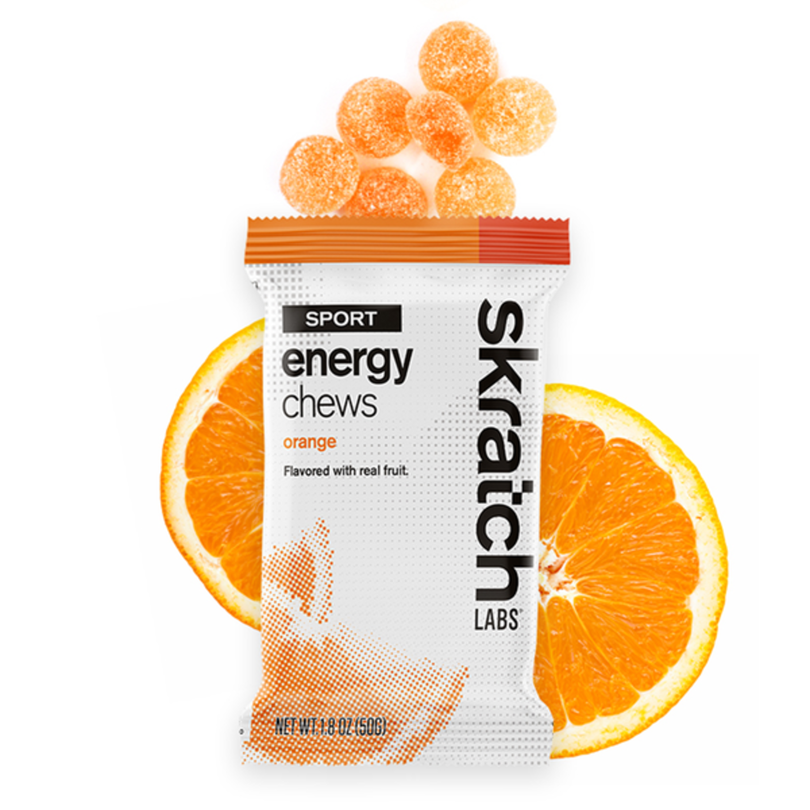 Skratch Labs Sport Energy Chews - Single Pouch Orange