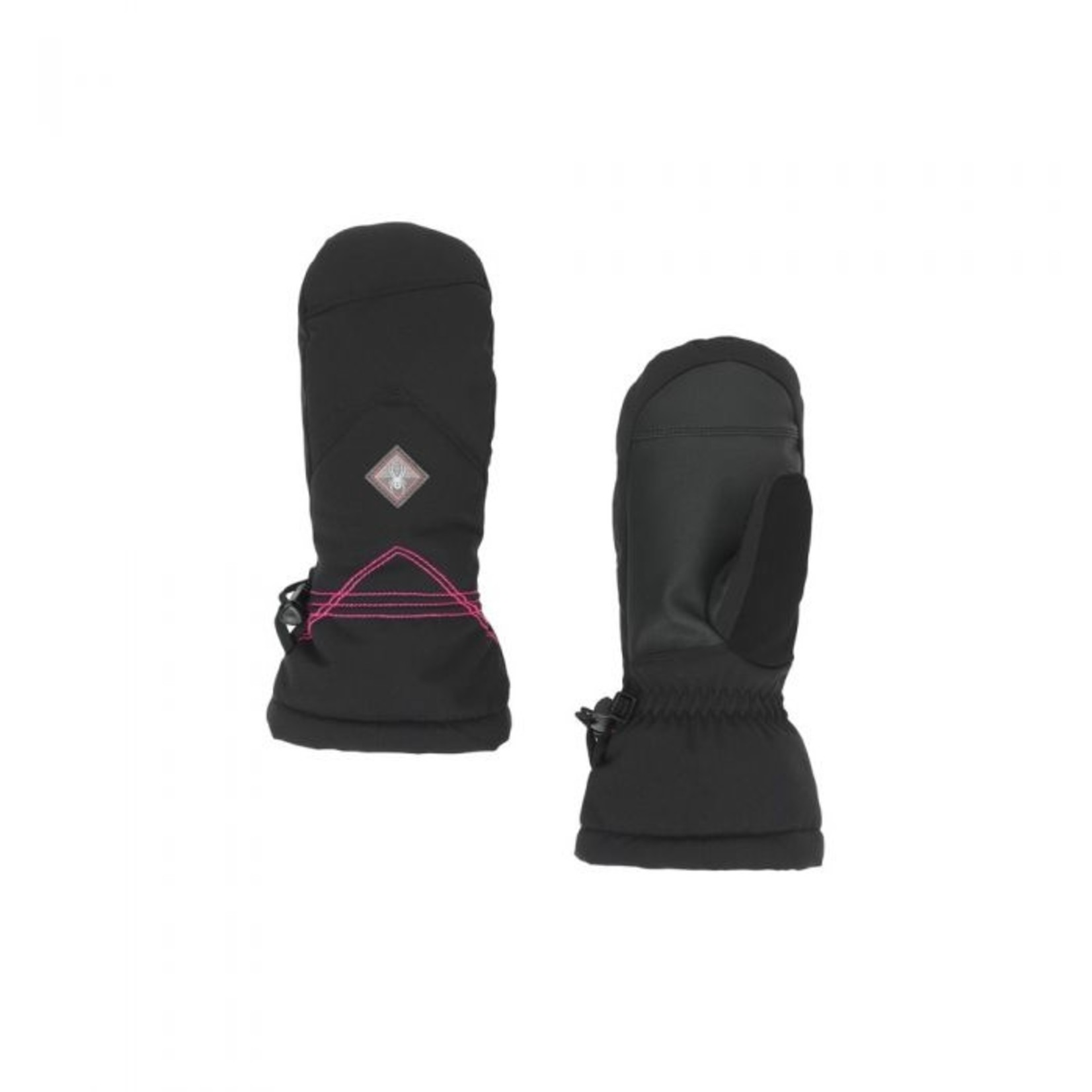 Ladies black 2024 ski mittens