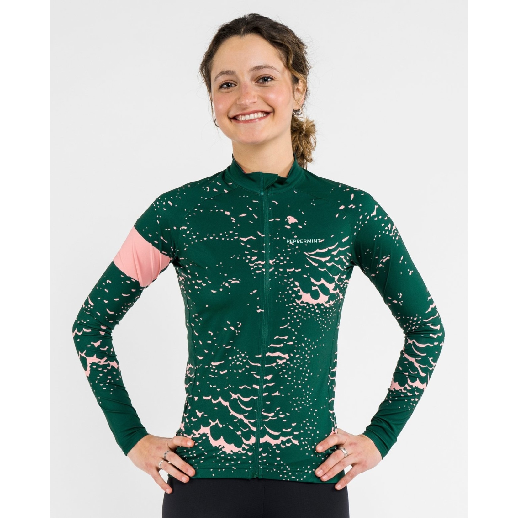 Peppermint Cycling Plume Forest Long Sleeves Jersey