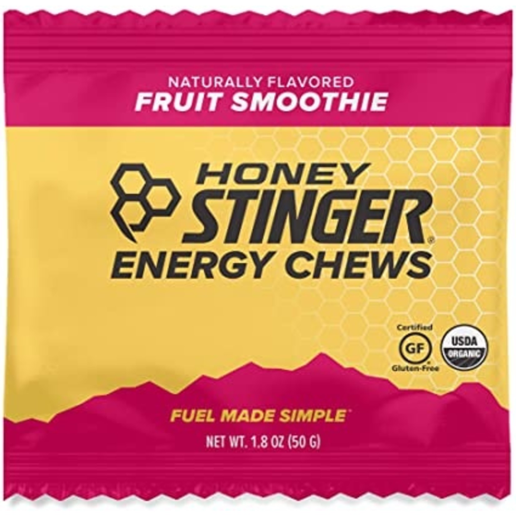 Honey Stinger Organic Energy Chews Fruit Smoothie - Individual Pack 50g