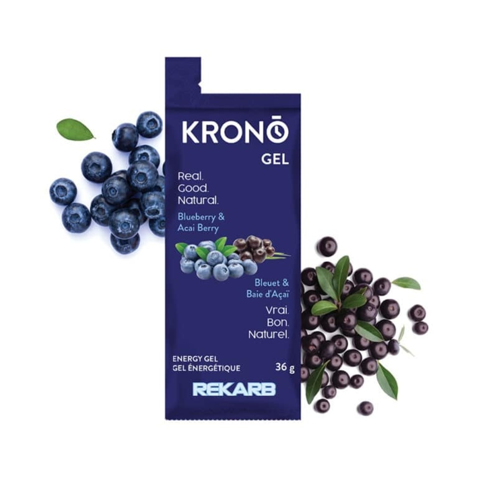 Krono Blueberryand Acai Energy Syrup - Single Unit
